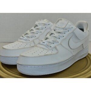 Nike Mens Air Force 1/1  White/White Cosmic Clay Removable Parts Size 10.5
